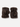 WARM Gloves Fake Fur, Dark Brown