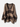 Pull MOONLIGHT STRIPE, marron foncé/taupe