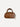 CROCODLIE effect handbag- Brown